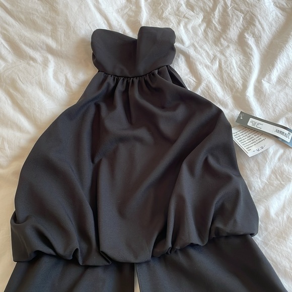 Betsy and Adam black high neck sleeveless jumpsuit - Picture 2 of 6